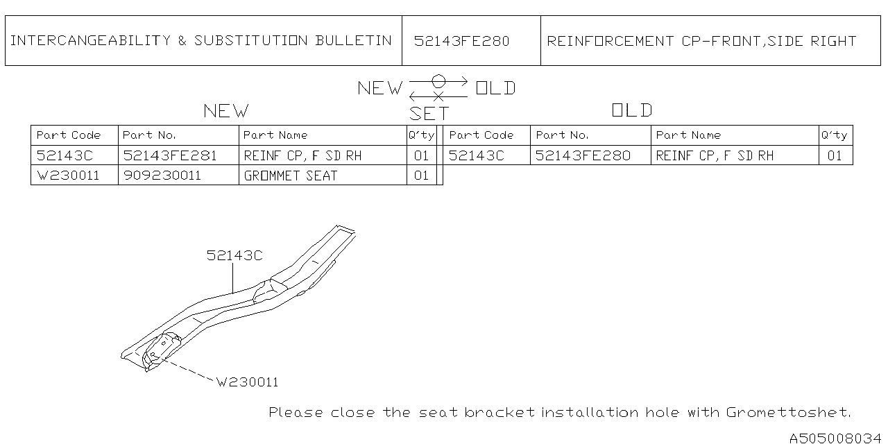 Full size assembly image of BODY PANEL (1/1)