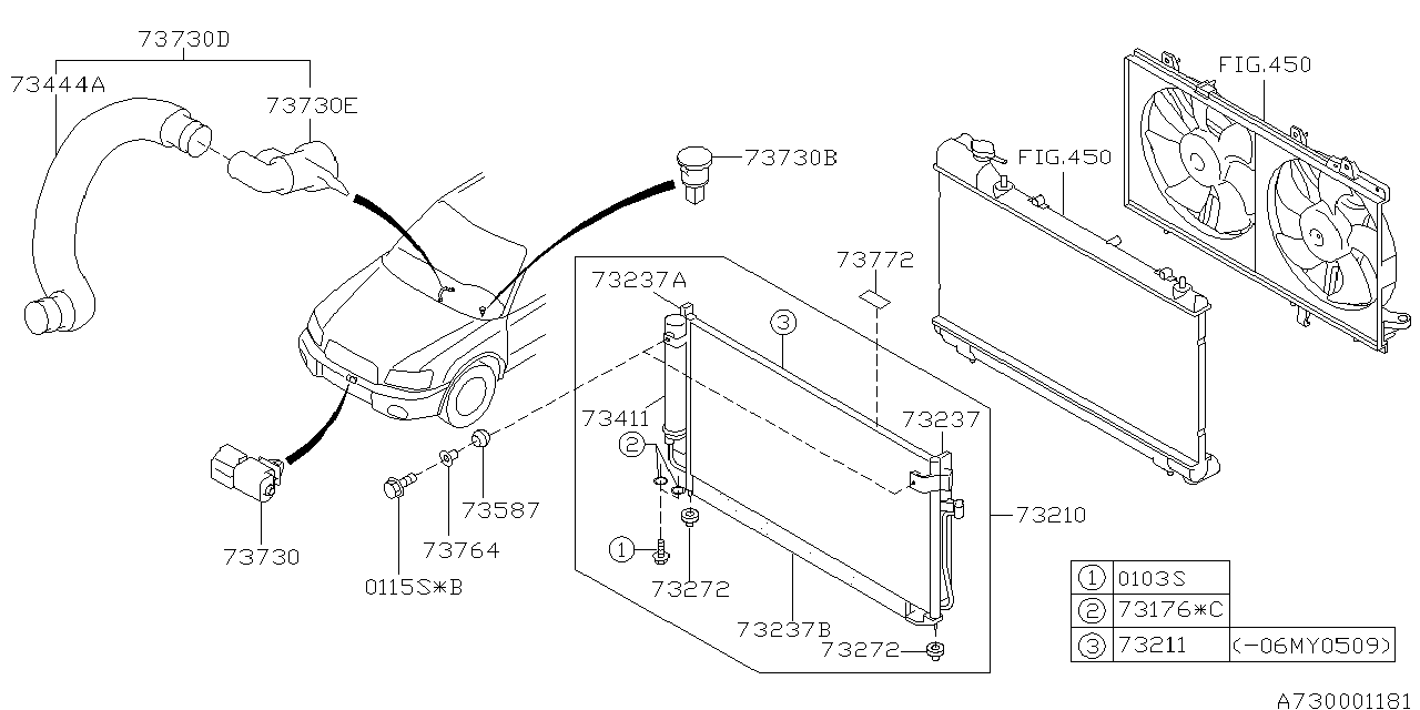 Diagram AIR CONDITIONER SYSTEM for your 2024 Subaru WRX   