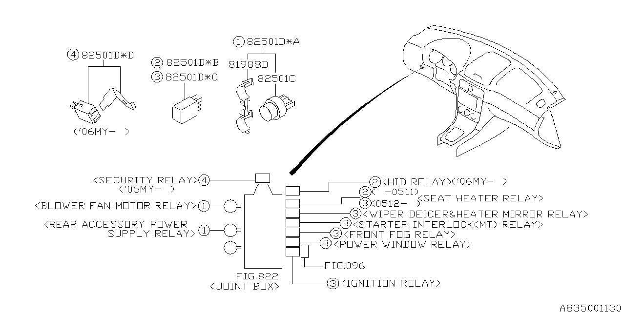 ELECTRICAL PARTS (BODY) Diagram