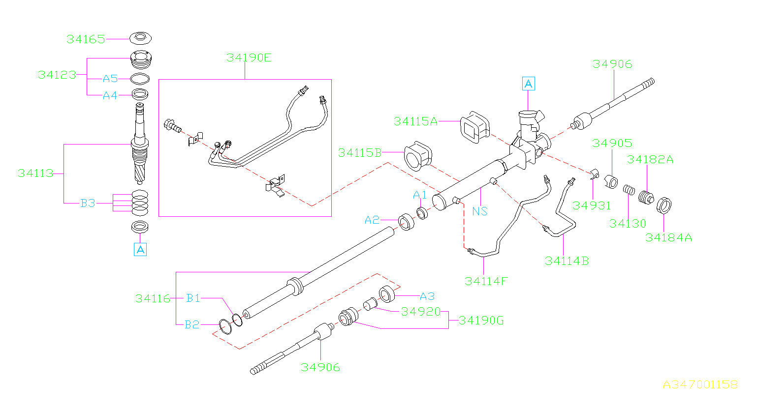 34123sa001-subaru-power-steering-control-valve-seal-kit-subaru