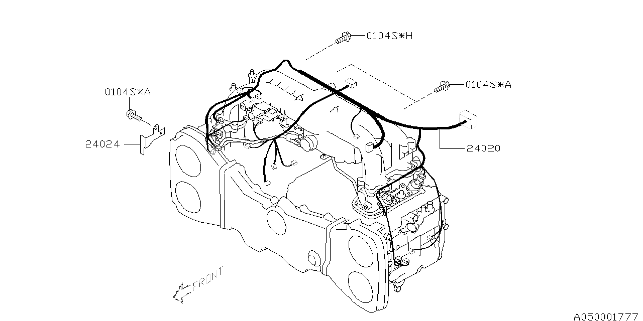 Diagram INTAKE MANIFOLD for your 2009 Subaru Forester   