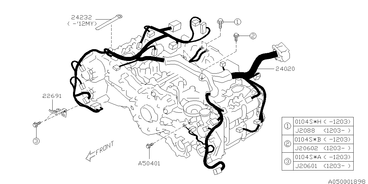 Diagram INTAKE MANIFOLD for your 2006 Subaru Tribeca   