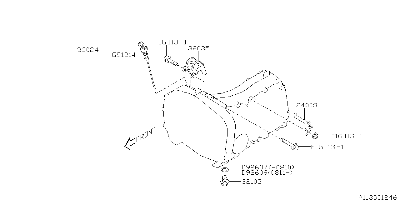 Full size assembly image of MT, TRANSMISSION CASE (1/1)