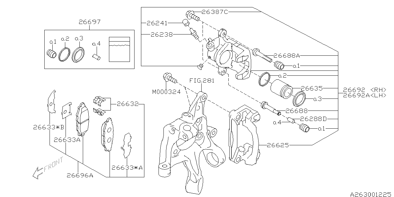 REAR BRAKE Diagram