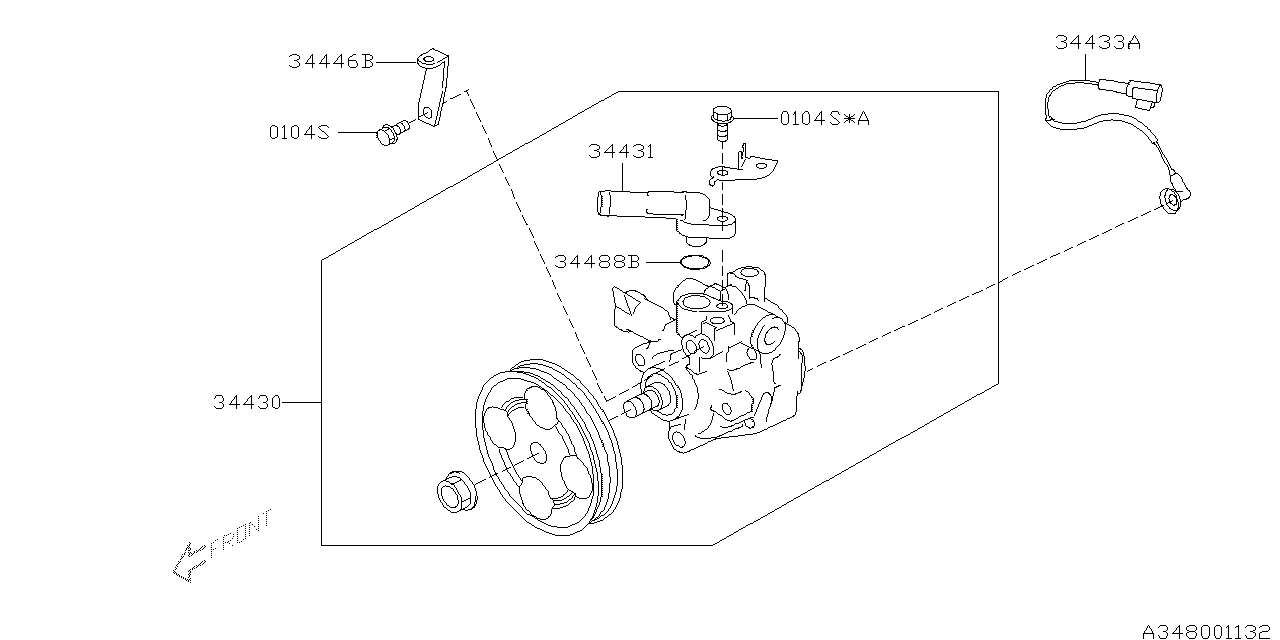 Diagram OIL PUMP for your Subaru Impreza  Premium Wagon