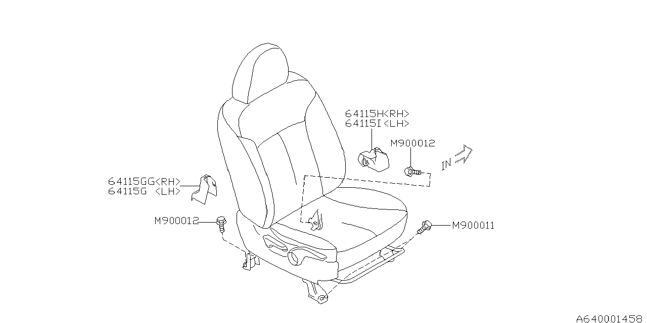 FRONT SEAT Diagram