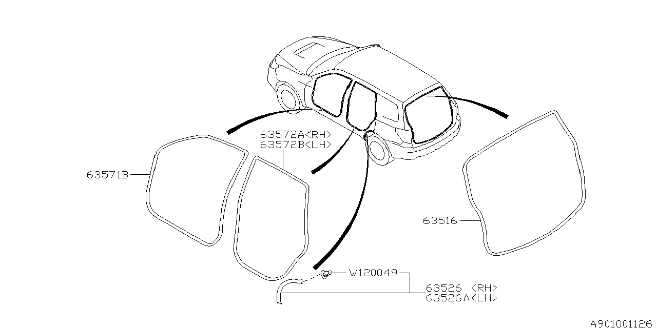 WEATHER STRIP Diagram