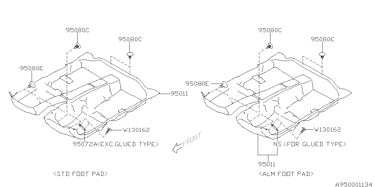Diagram MAT for your 2014 Subaru Impreza   
