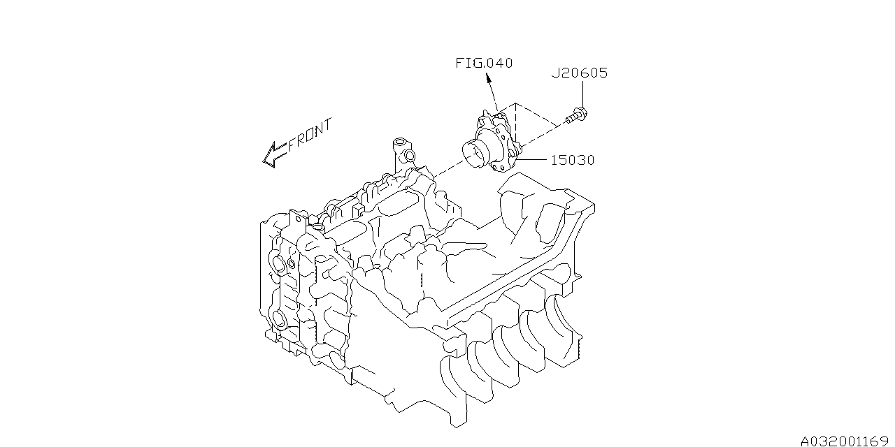 Diagram OIL PUMP & FILTER for your 2018 Subaru Forester  Limited 