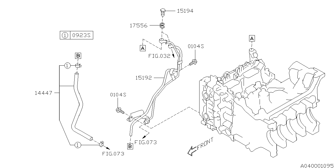 Diagram TURBO CHARGER for your Subaru Forester  