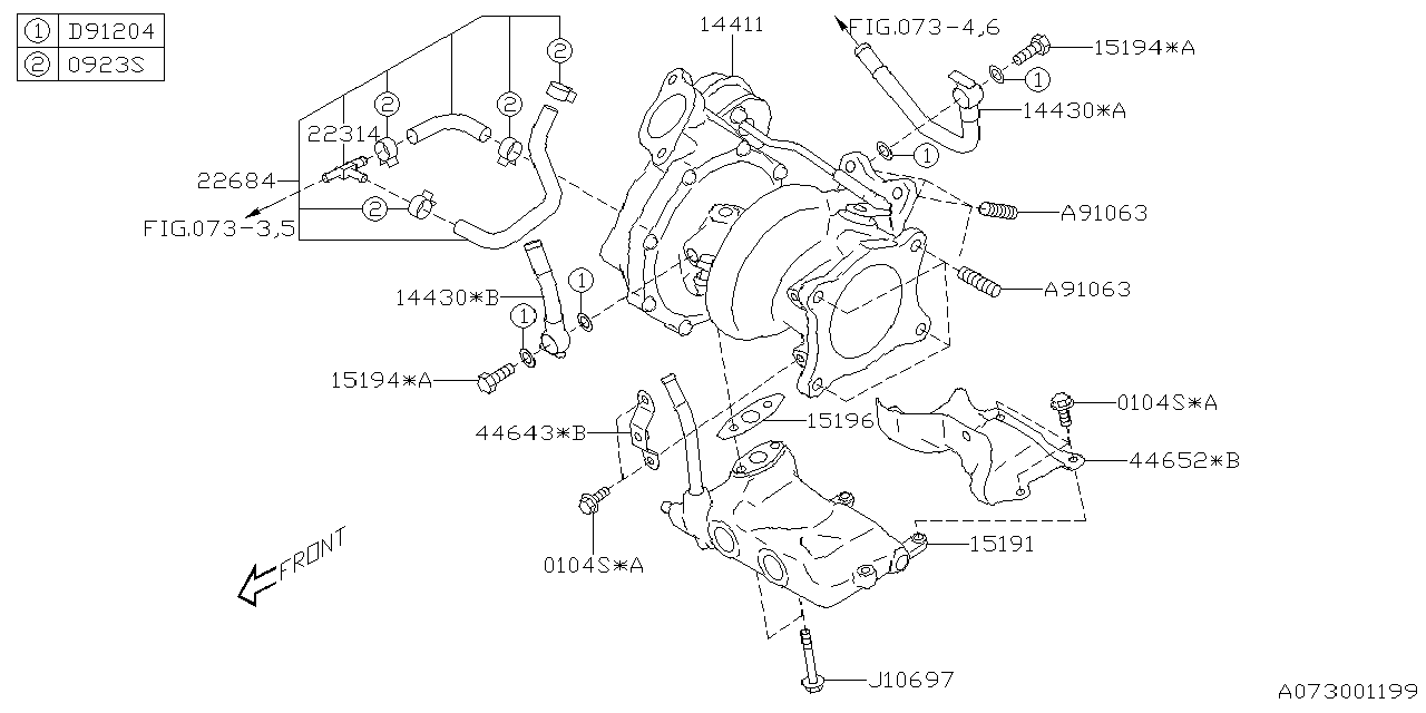 Diagram AIR DUCT for your 2011 Subaru Tribeca   