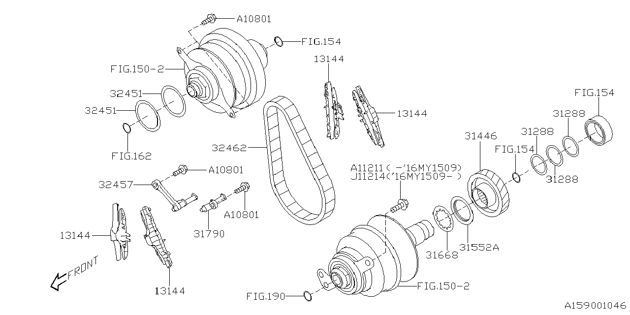 ECVT, PULLEY SET Diagram