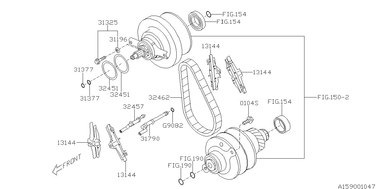 Diagram ECVT, PULLEY SET for your 2009 Subaru Forester   