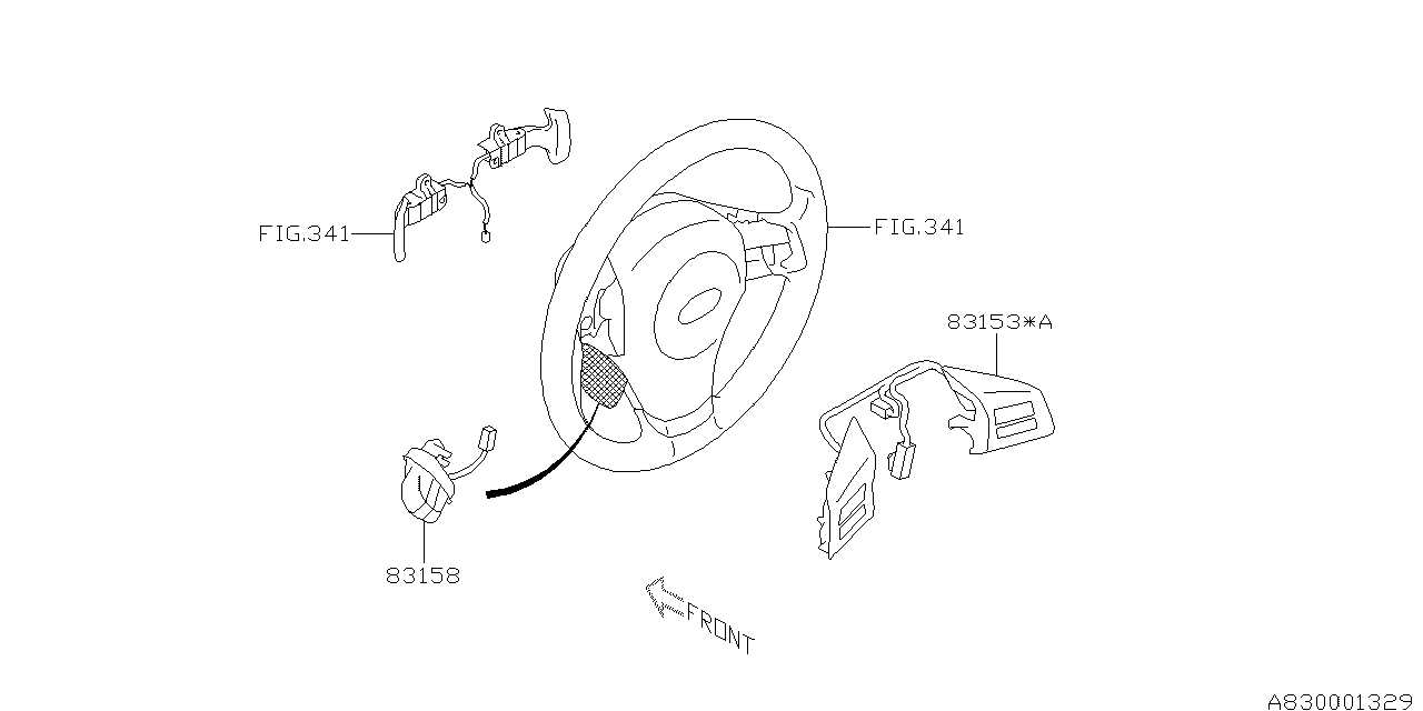 Diagram SWITCH (INSTRUMENTPANEL) for your 2012 Subaru STI  Sport SEDAN 