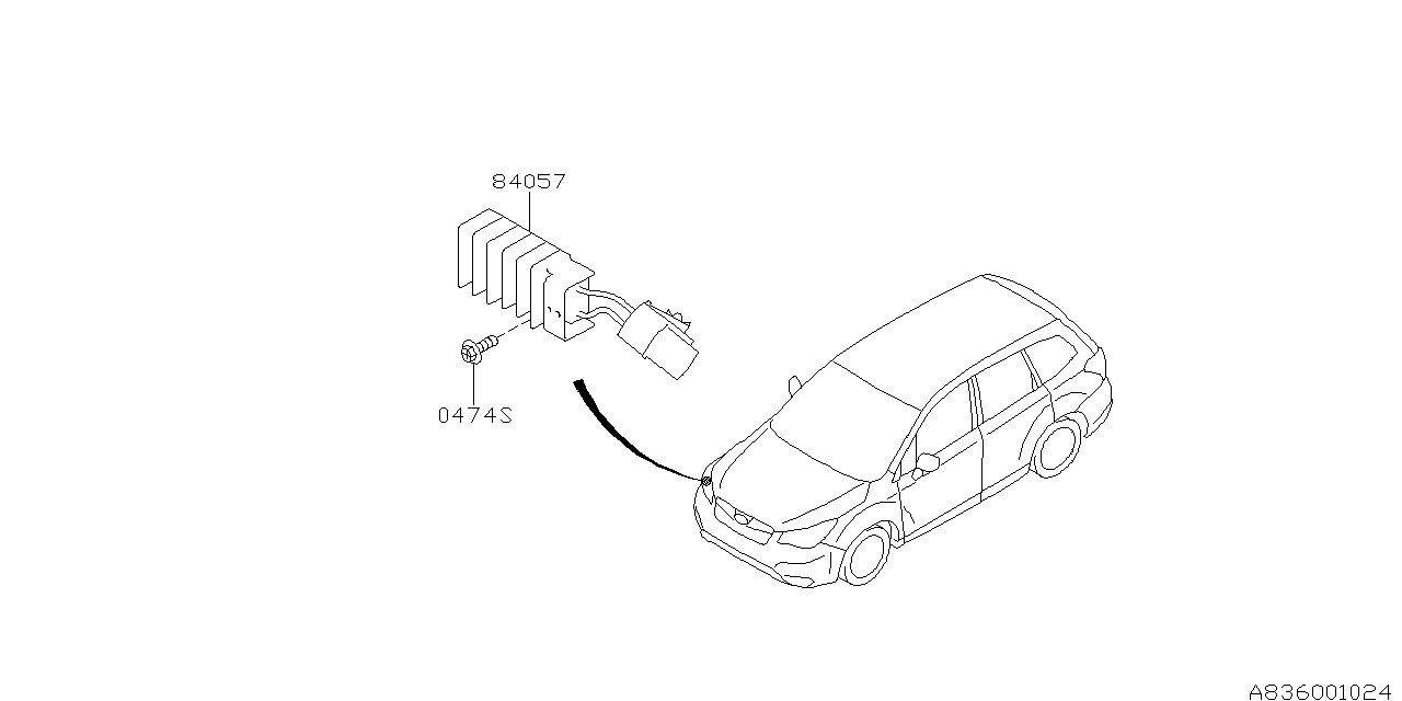 Diagram ELECTRICAL PARTS (DAY TIME RUNNING LAMP) for your Subaru Forester  
