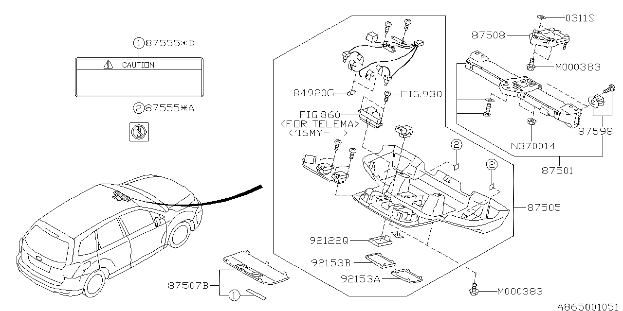 Diagram ADA SYSTEM for your 2024 Subaru Crosstrek  LIMITED w/EyeSight(4S) 