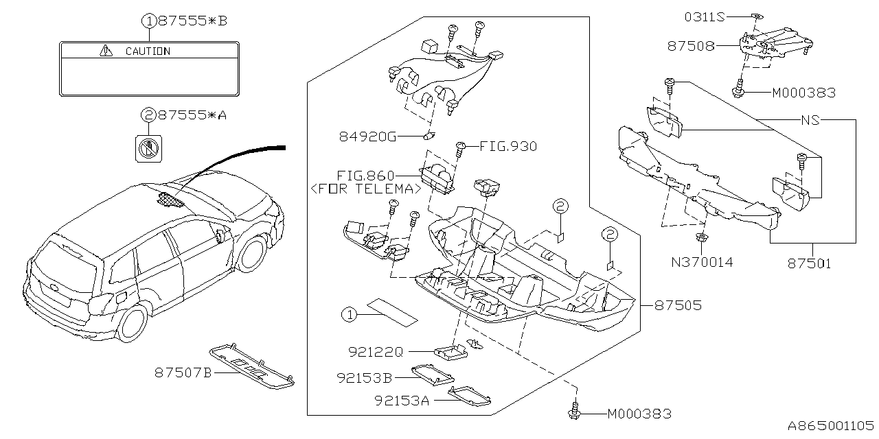 Diagram ADA SYSTEM for your 2019 Subaru Crosstrek   