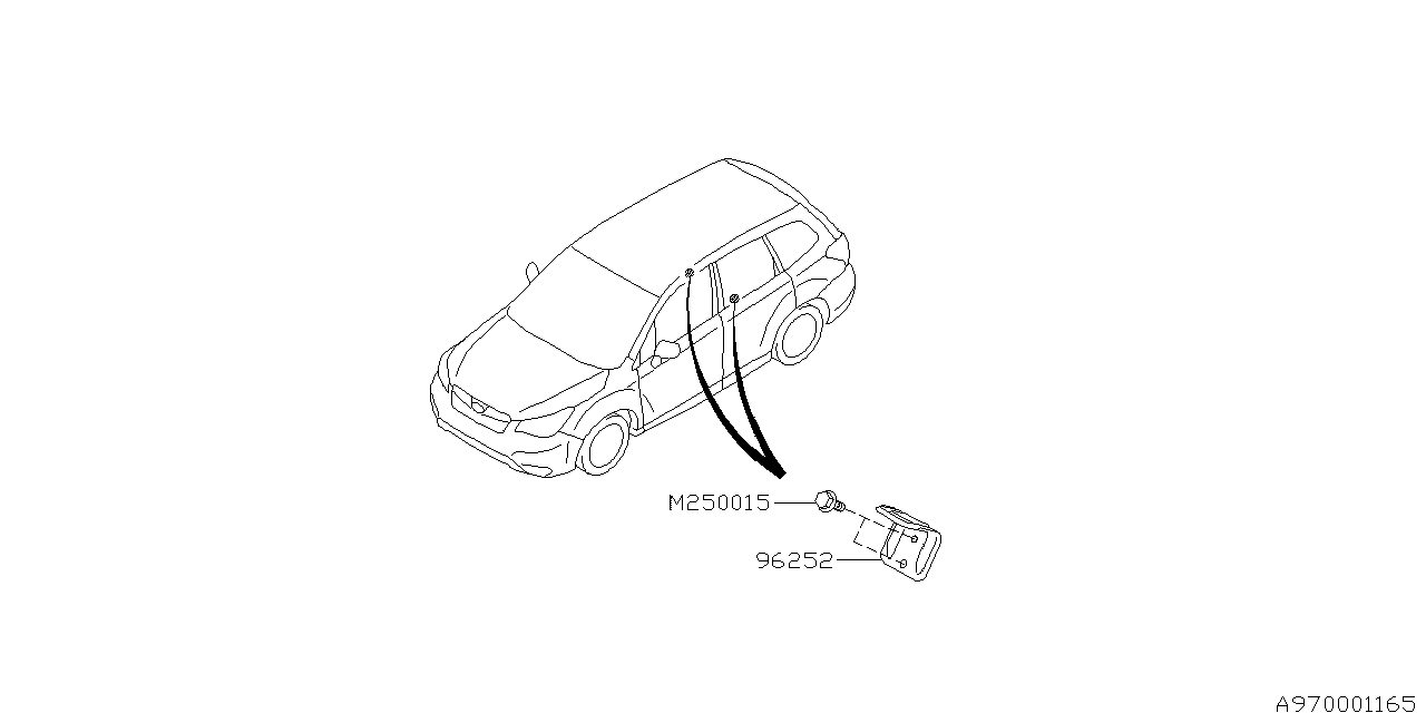 Diagram TOOL KIT & JACK for your 2021 Subaru Forester   