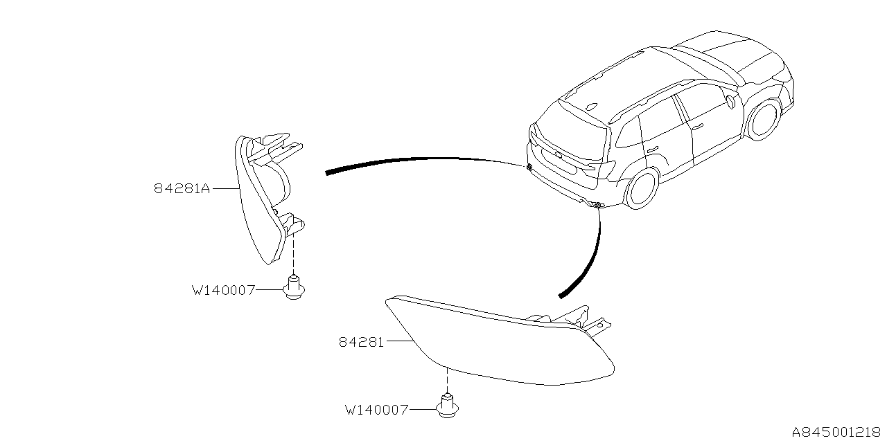 Diagram LAMP (FOG) for your 2024 Subaru Impreza   