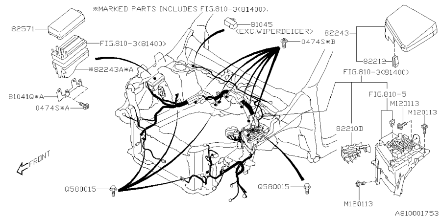 Diagram WIRING HARNESS (MAIN) for your 2023 Subaru BRZ   