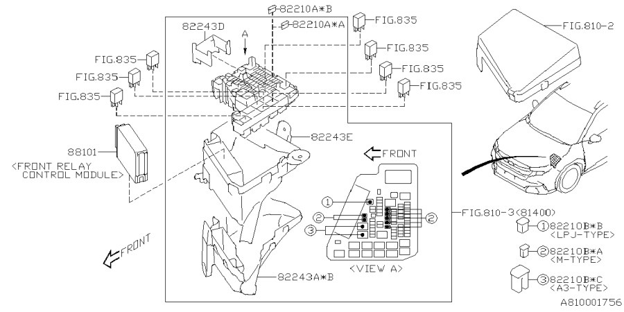 Diagram WIRING HARNESS (MAIN) for your 2005 Subaru Legacy   