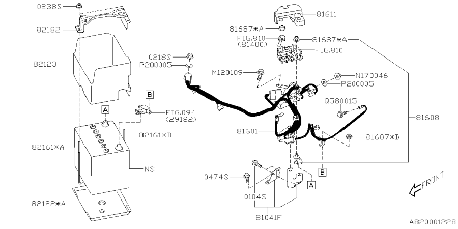 Diagram BATTERY EQUIPMENT for your 2002 Subaru STI   