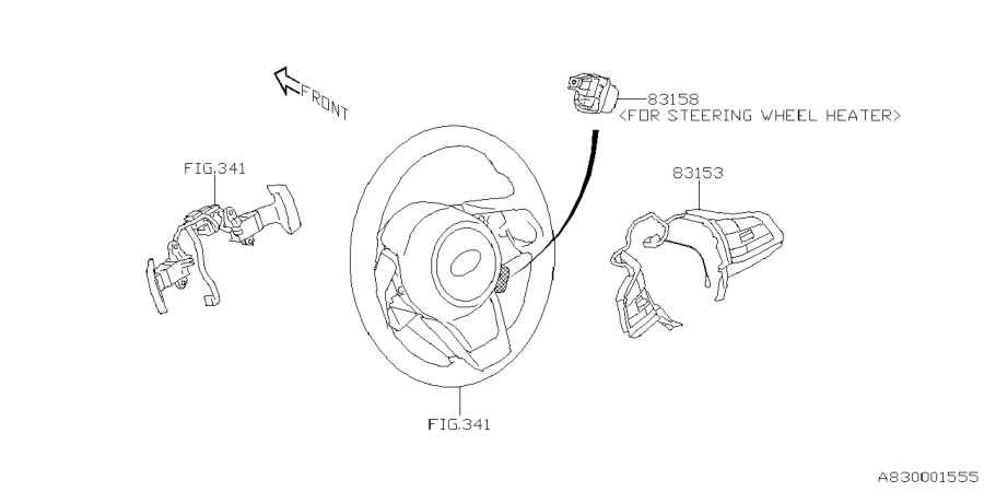 Diagram SWITCH (INSTRUMENTPANEL) for your Subaru
