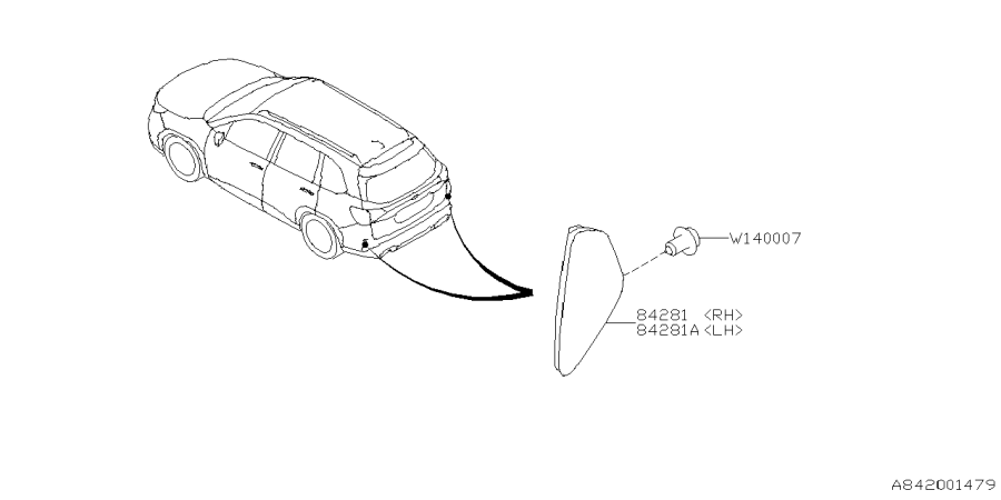 Diagram LAMP (REAR) for your 2024 Subaru Impreza   