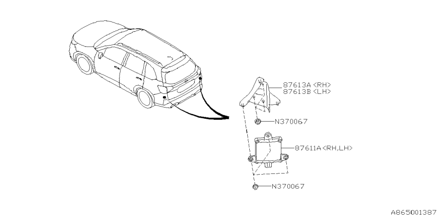 Diagram ADA SYSTEM for your 2025 Subaru Impreza   