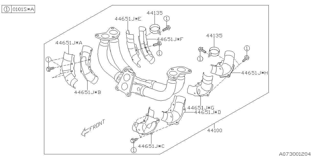 Diagram AIR DUCT for your Subaru WRX  