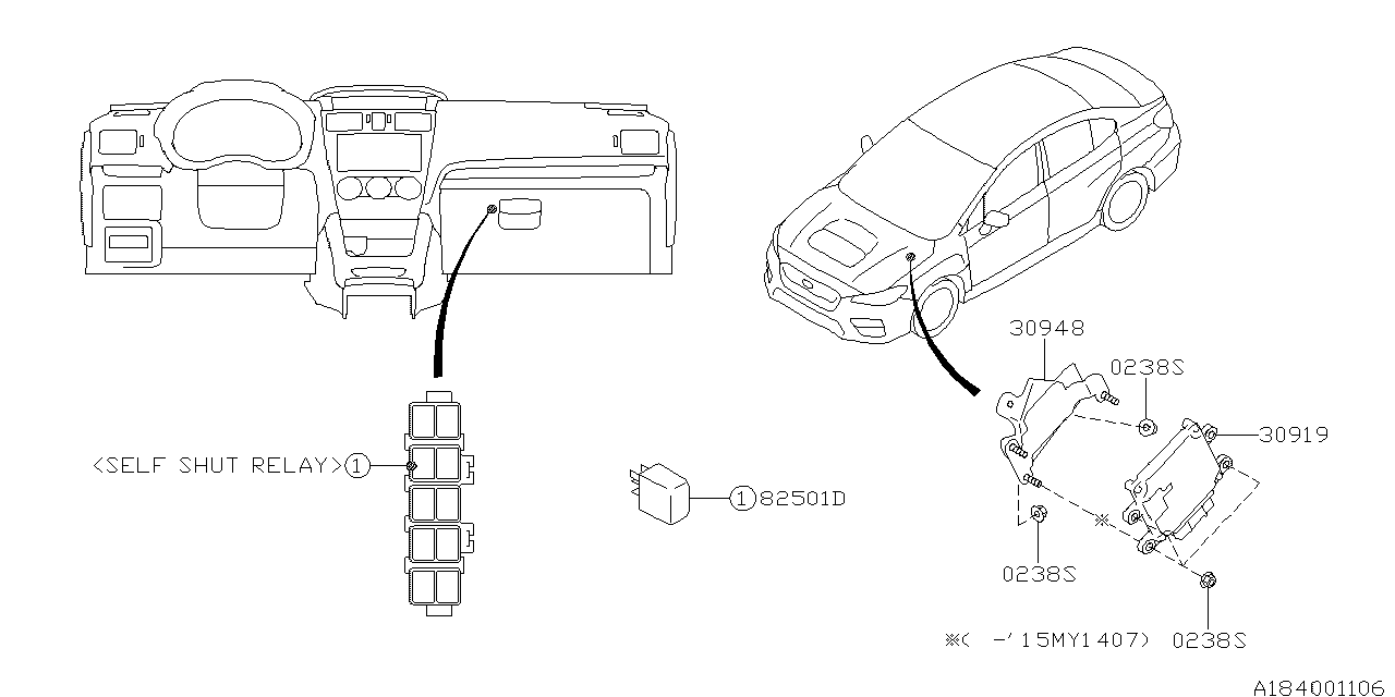 Diagram AT, CONTROL UNIT for your 2020 Subaru WRX  Limited 