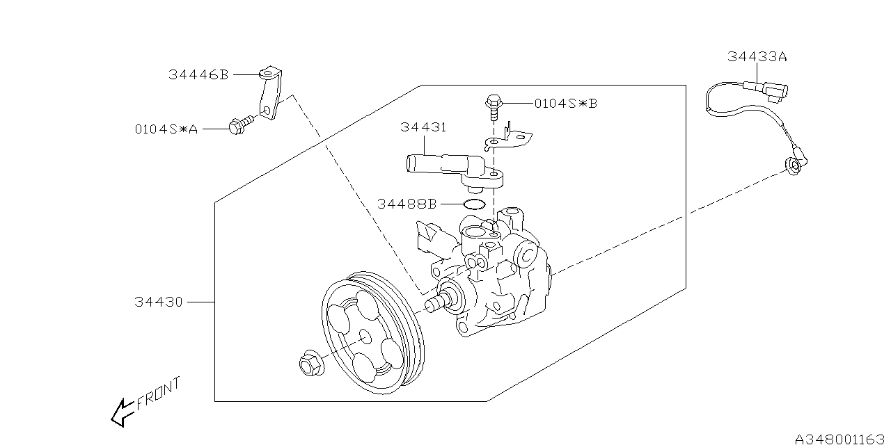 Diagram OIL PUMP for your 2015 Subaru STI   