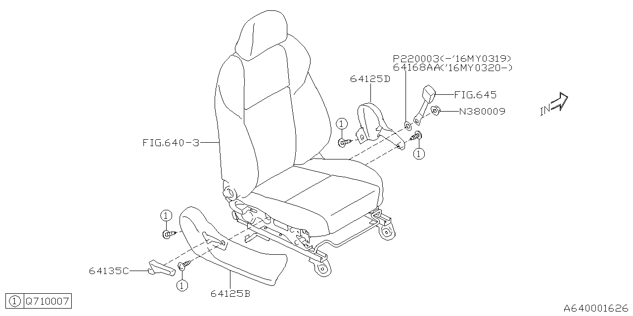 FRONT SEAT Diagram