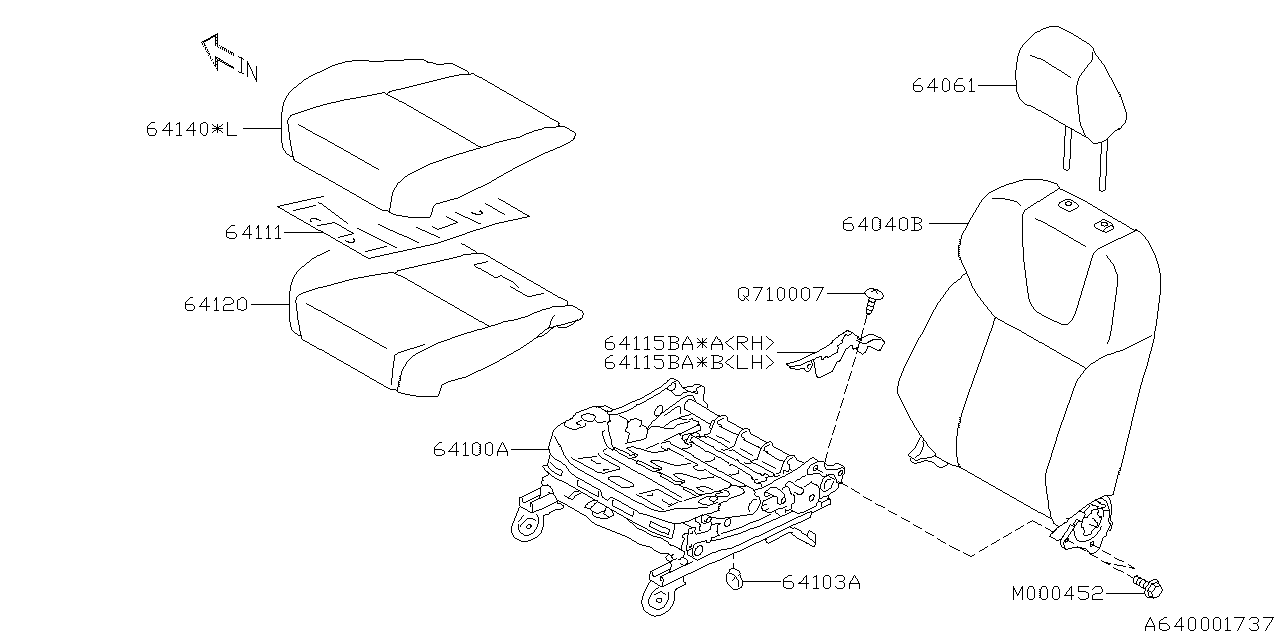 FRONT SEAT Diagram