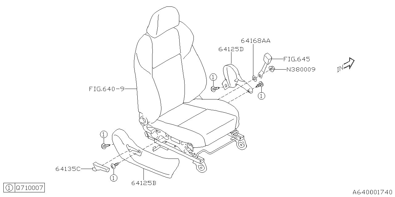 FRONT SEAT Diagram