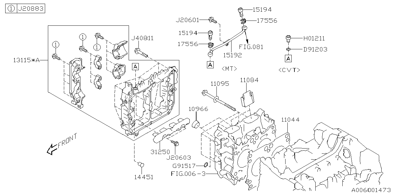 Diagram CYLINDER HEAD for your Subaru