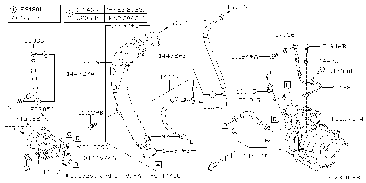 Diagram AIR DUCT for your 2012 Subaru STI   