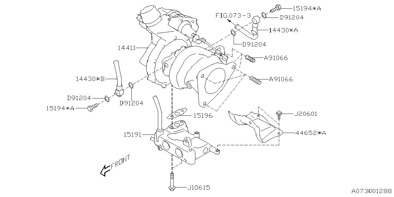 Diagram AIR DUCT for your 2020 Subaru BRZ 2.0L 6MT Base 