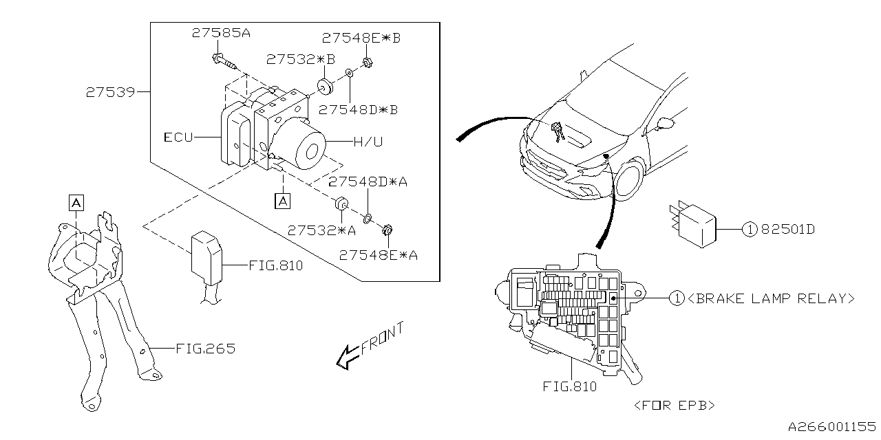 Diagram V.D.C.SYSTEM for your 2009 Subaru Forester 2.5L MT X 