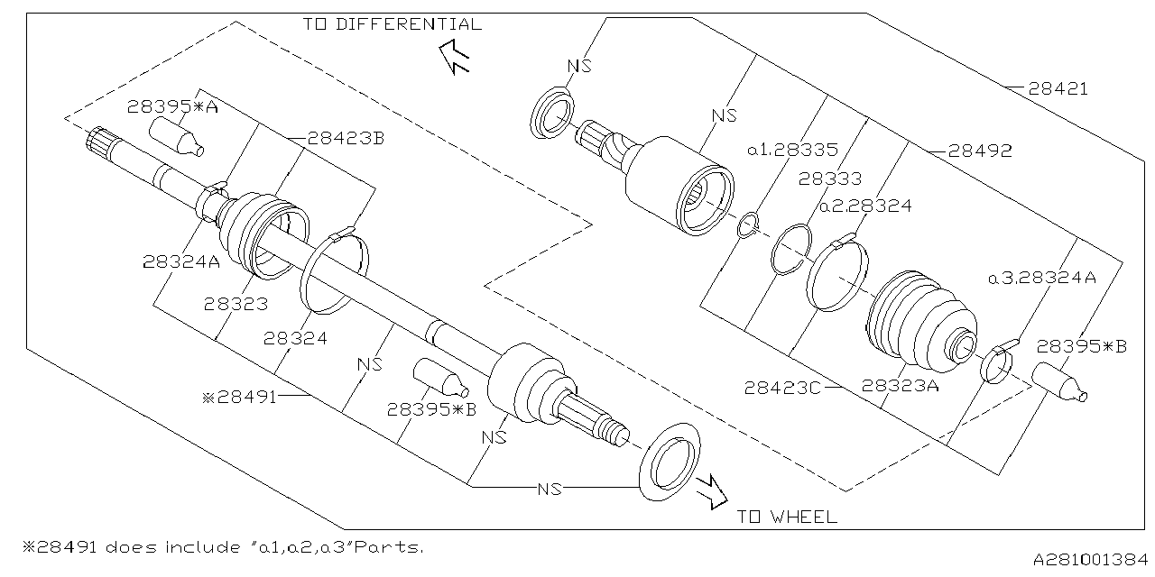 Diagram REAR AXLE for your 2025 Subaru Solterra   