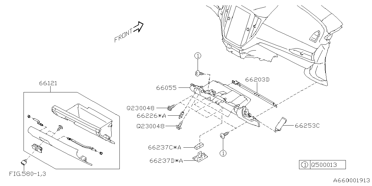 Diagram INSTRUMENT PANEL for your 2017 Subaru WRX   