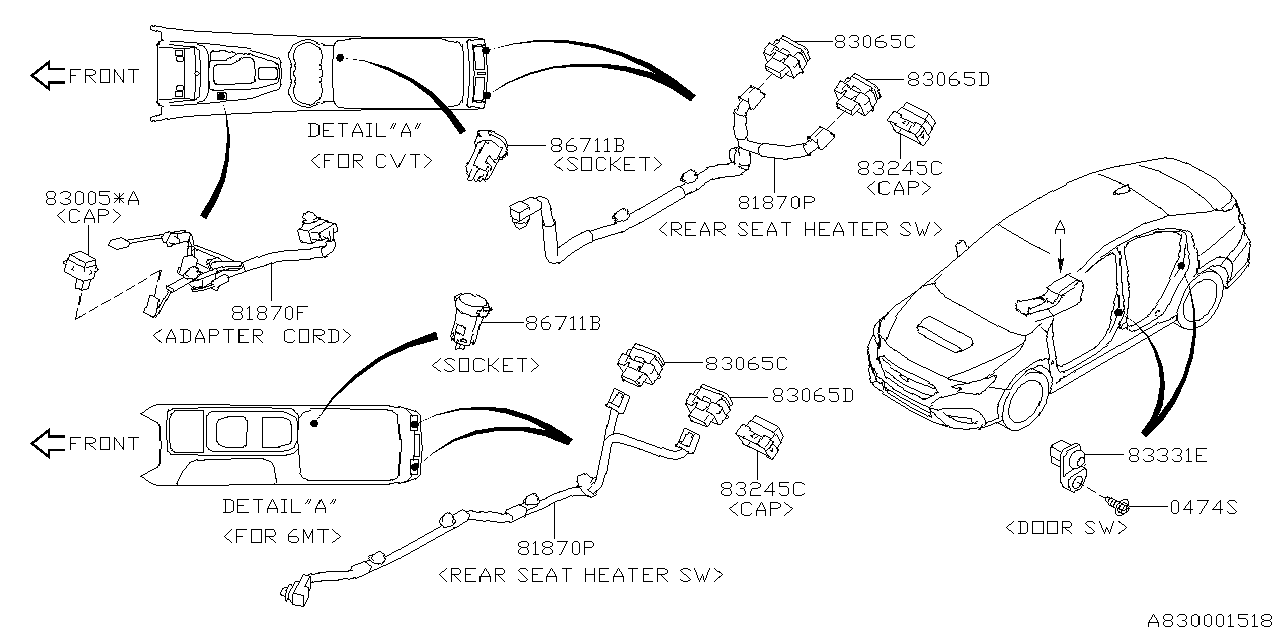 SWITCH (INSTRUMENTPANEL) Diagram