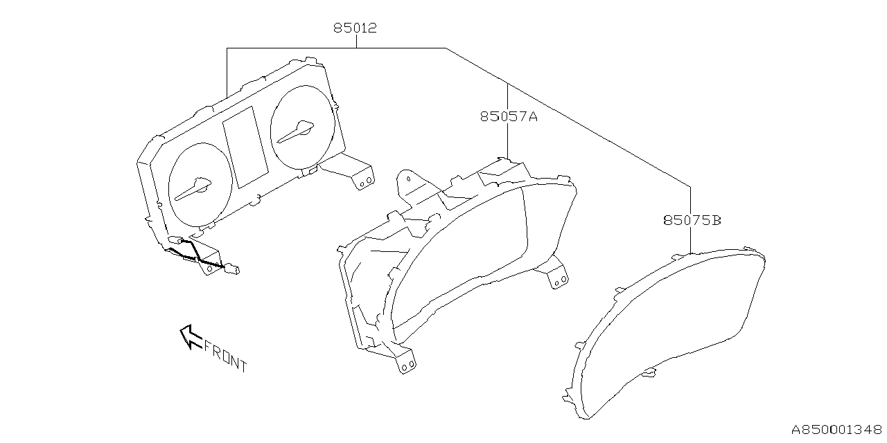 Diagram METER for your 2024 Subaru WRX  Base 