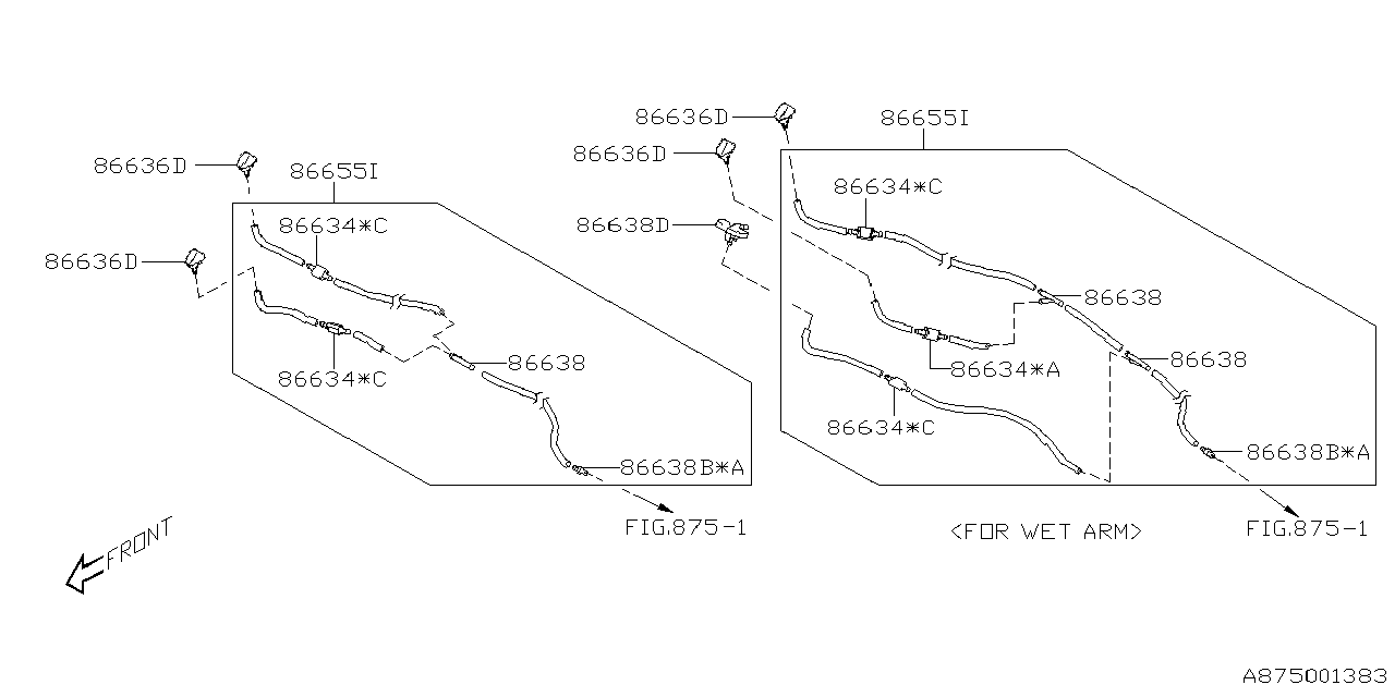 Diagram WINDSHIELD WASHER for your 2011 Subaru STI  WAGON 