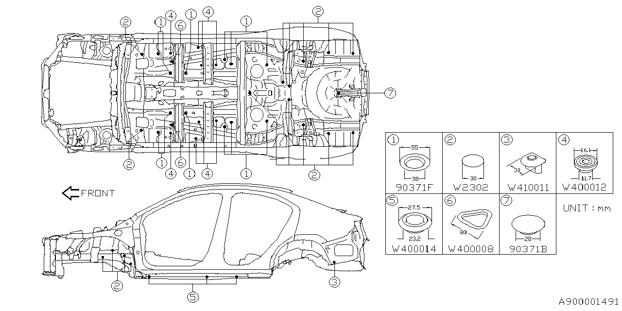 Diagram PLUG for your 2023 Subaru WRX  GT EYESIGHT 