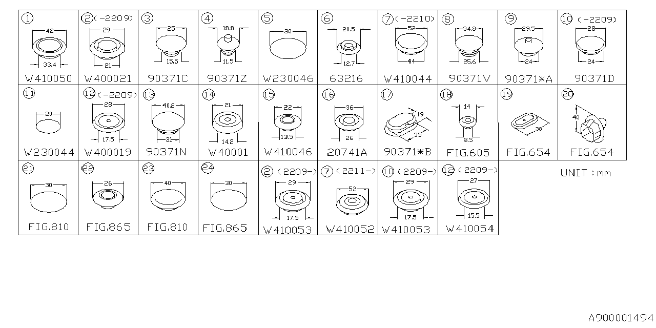 Diagram PLUG for your Subaru WRX  