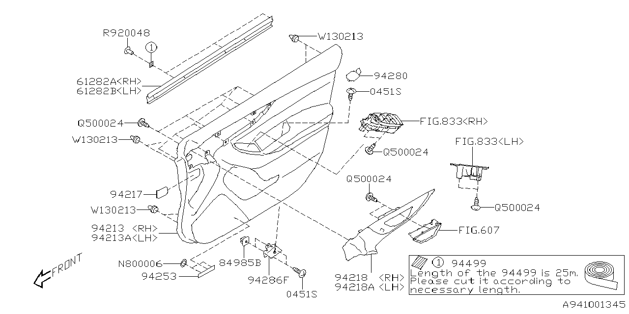 DOOR TRIM Diagram