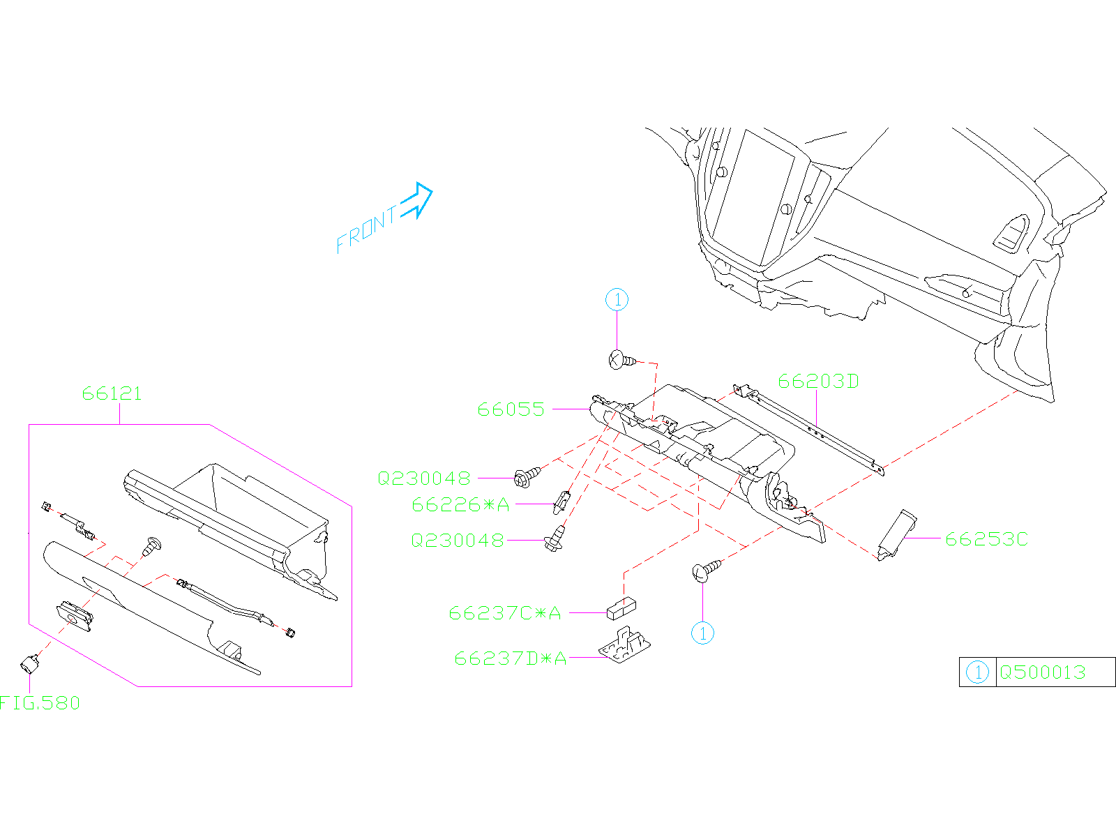 2014-subaru-impreza-glove-box-support-66253va000-genuine-subaru-part