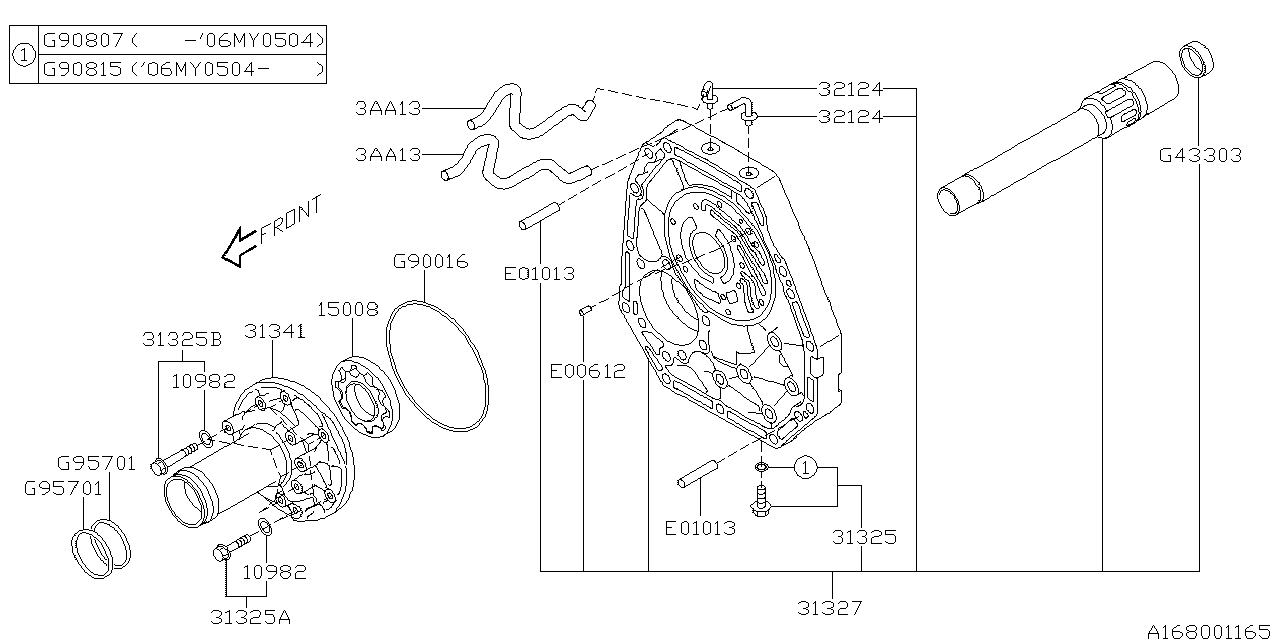 AT,OIL PUMP Diagram