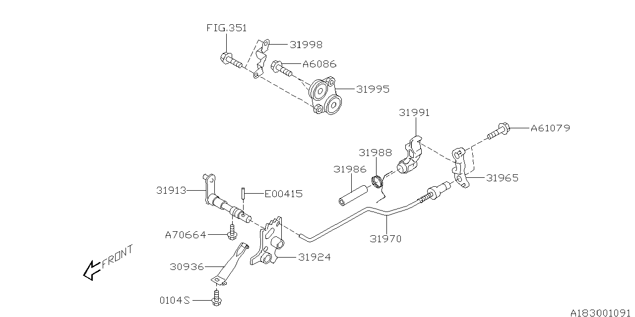 Diagram AT, CONTROL DEVICE for your 2008 Subaru Tribeca  5ST 